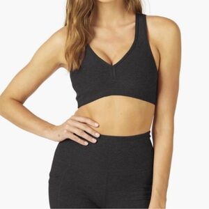 Two Beyond Yoga Spacedye Lift Your Spirits Bra in Darkest Night